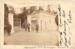 T3 1901 Fiume, Villa Giuseppe, Kapu / Villa, Gate, Photo (EB) - Ohne Zuordnung