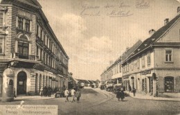 T2/T3 Eszék, Osijek, Esseg; Strossmayerova Ulica, Strossmayergasse, Lederer & Popper / Street, Shops... - Ohne Zuordnung