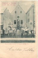 T2/T3 Eszék, Osijek, Essegg; Kapucinska Crkva / Kapucinus Templom, Ottokar Rechnitzer Kiadása /... - Non Classificati