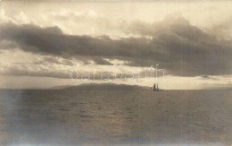 * T2 1912 Abbazia, Sailboat On The Sea, Erich Bährendt Photo - Non Classificati
