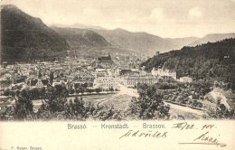 T2/T3 Brassó, Kronstadt, Brasov; Látkép, F. Reiser Kiadása / General View (EK) - Ohne Zuordnung