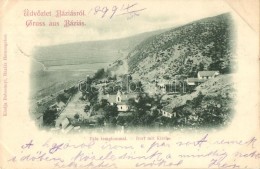 T4 1899 Báziás, Bazias; Falu Templommal, Babcsányi Kiadása / Village With Church... - Ohne Zuordnung