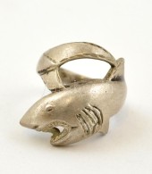 Cápa Formájú Jelzett Ezüst GyÅ±rÅ± 6,6 G / Silver Shark Ring. - Sonstige & Ohne Zuordnung