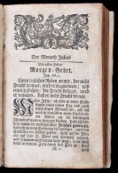 Cca 1750-1800  Johann Friedrich Starck: Morgen- Und Abendandachten Frommer Christen Auf Alle Tage Des Jahres.... - Ohne Zuordnung