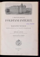 Böckh János, Szontagh Tamás: A Magyar Királyi Földtani Intézet. Bp., 1901,... - Ohne Zuordnung