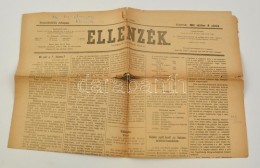 1901 Kolozsvár, Az Ellenzék CímÅ± Politikai és Társadalmi Napilap 22.... - Ohne Zuordnung