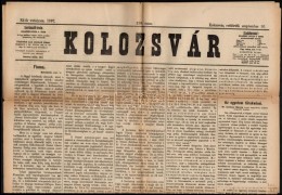 1897 Kolozsvár, A Kolozsvár CímÅ± újság XI. évfolyamának 210.... - Unclassified