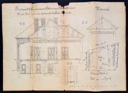 Cca 1870-1890 Lukse-Fábry Béla (1844-1915) által Tervezett FÅ‘herceg Albrecht úti... - Unclassified