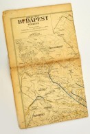 Cca 1950 Kókai Féle Budapest Térképe, 1:25.000, Szerk. és Terv.: Dr.... - Sonstige & Ohne Zuordnung