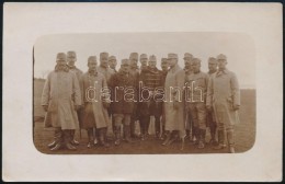 Cca 1916 Tisztek A Fronton Fotólap / Officers On The Battleground. Photo Card. - Sonstige & Ohne Zuordnung