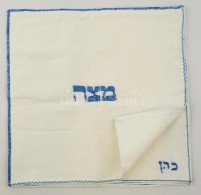 Kézi HímzésÅ± Macesz Táska Pészahra, / Jewish Maces Bag. Embroided 37x37 Cm - Sonstige & Ohne Zuordnung