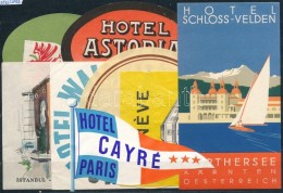 8 Db Különféle Európai Hotel Címke - Pubblicitari