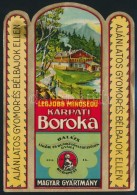 Cca 1920-1940 Kárpáti Boroka, Balázs LikÅ‘r és Rumkülönlegességek... - Pubblicitari