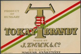 Cca 1947 Zwack Tokay Brandy Italcímke - Pubblicitari