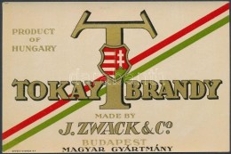 Cca 1947 Zwack Tokay Brandy Italcímke - Werbung