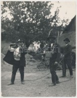Cca 1930 Szurdok-Püspöki, Bachus Népszokás, Pecséttel Jelzett Vintage Fotó... - Sonstige & Ohne Zuordnung