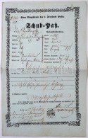 1859 Pest Városában Kiadott útlevél Schuh Pass / Passport - Ohne Zuordnung