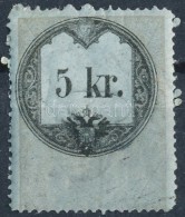 1858 5kr Illetékbélyeg, Használatlan - Ohne Zuordnung