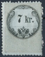 1858 7kr Illetékbélyeg, Használatlan - Unclassified