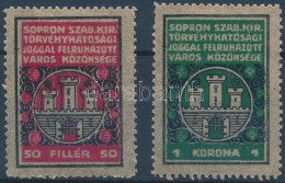 * Sopron 1914 MPIK 1-2 Használatlan (10.000) - Ohne Zuordnung