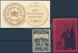 I. Világháborús Ikerbélyeg Facsimile Kiadás + 2 Levélzáró - Ohne Zuordnung