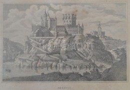 Cca 1800 Segovia Spanyol Város RézmetszetÅ± Képe üvegezett Keretben / Segovia In Spain.... - Stiche & Gravuren