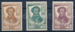 ** 1937 Puskin Mi 549 Hy - 551 Hy - Sonstige & Ohne Zuordnung