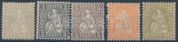 ** * 1862-1881 Mi 20-22, 24, 28 (Mi EUR 270,-) - Sonstige & Ohne Zuordnung