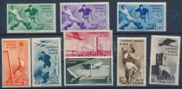 ** * 1934 Labdarúgó VB Mi 479-487 (Mi EUR 700.-) (postatiszta Sort Kivéve, Mi 484 Több... - Sonstige & Ohne Zuordnung