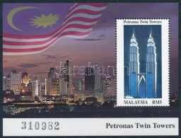 ** 1999 Petronas Ikertornyok Befejezése Hologramos Blokk Mi 29 A - Sonstige & Ohne Zuordnung