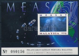 ** 1996 MEASAT-1 Kilövése Hologramos Blokk Mi 12 - Sonstige & Ohne Zuordnung