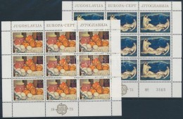 ** 1975 Europa CEPT: Festmények Kisívsor Mi 1598 I - 1599 I - Sonstige & Ohne Zuordnung