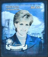 ** 1998 Diana HercegnÅ‘ Halálának 1. évfordulója öntapadós Hologramos Blokk... - Sonstige & Ohne Zuordnung