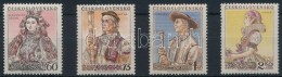 ** 1955 Népviselet (I) Sor Mi 921-924 - Sonstige & Ohne Zuordnung