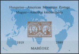 ** 1989 Messenger Magyar-amerikai Futárposta Emlékív AJÁNDÉK (7.000) - Sonstige & Ohne Zuordnung