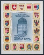 ** 1991 Hologramos Címer Blokk Piros Sorszámmal (50.000) / Mi Block 218b With Red Number On The... - Sonstige & Ohne Zuordnung