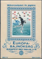 ** 1963 MÅ±korcsolya Blokk 'nyílhegy' Lemezhiba (4.000) - Sonstige & Ohne Zuordnung