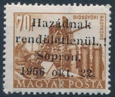 ** 1956 Soproni Kiadás Épületek 70f (115.000) Garancia Nélkül / No Guarantee - Sonstige & Ohne Zuordnung