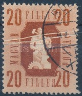 O 1946 Forint-fillér 20f Dupla Papírránccal - Sonstige & Ohne Zuordnung