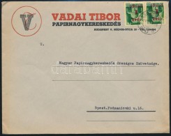 1945 (2. Díjszabás) Helyi Céges Levél KisegítÅ‘ 2 X 1P/1P... - Sonstige & Ohne Zuordnung