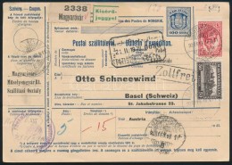 1928 100K Postai Szállítólevél 2,50P Díjkiegészítéssel... - Sonstige & Ohne Zuordnung