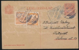 1921 60f Cenzúrázott Levél Sátoraljaújhely - Budapest - Sonstige & Ohne Zuordnung