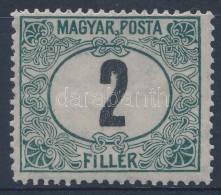 ** 1920 Magyar Posta Portó 2f, Pont A MAGYAR Után - Sonstige & Ohne Zuordnung