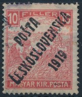 O Posta Ceskoslovenska 1919 Fehérszámú Arató 10f Garancia Nélkül... - Sonstige & Ohne Zuordnung