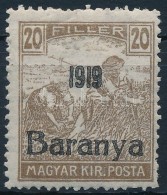 * Baranya I. 1919 Arató 20f Bodor Vizsgálójellel (5.000) - Sonstige & Ohne Zuordnung