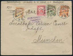 1915 Hadisegély (II.) Bélyegekkel Bérmentesített Dekoratív Levél... - Sonstige & Ohne Zuordnung