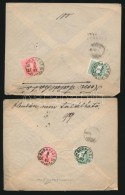 1881 2 Db Helyi Ajánlott Levél 3kr + 5kr Bérmentesítéssel - Sonstige & Ohne Zuordnung