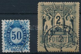 O 1874 Távirda 50kr + 2Ft - Sonstige & Ohne Zuordnung