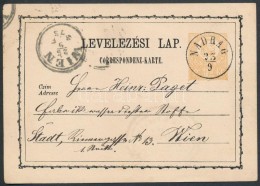 1874 Díjjegyes Réznyomat LevelezÅ‘lap Luxus 'NADRAG' - Wien (Gudlin 300 P) - Sonstige & Ohne Zuordnung