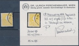 O 1858 2kr I. Típus Certificate: Ferchenbauer - Sonstige & Ohne Zuordnung